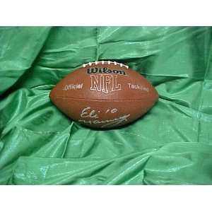   Hand Signed Autographed New York Giants Full Size Wilson MVP Foot