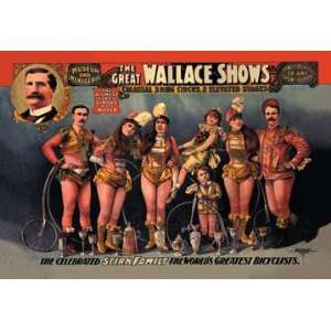  Celebrated Stirk Family Wallace Shows 16X24 Giclee Paper 