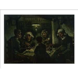  The Potato Eaters by Vincent van Gogh. Size 21.60 X 15.00 