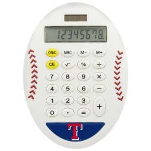   : Texas Rangers White Baseball Pro Grip Calculator: Sports & Outdoors