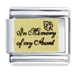  In Memory Of Aunt Italian Charms Bracelet Link: Pugster 
