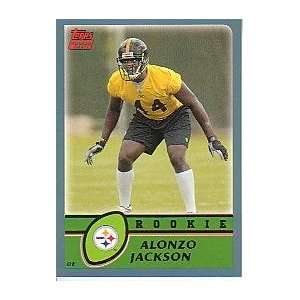  2003 Topps 326 Alonzo Jackson (RC   Rookie   Football 