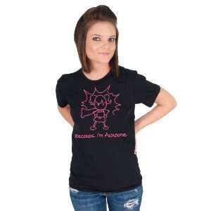    Awesome Girl Pink American Apparel T shirt 