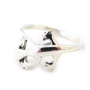  Ring silver Salamandre.   Taille 58 Jewelry