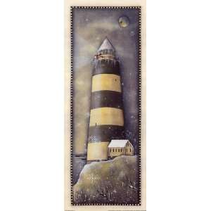  Winter Lighthouse by Lynne Andrews 8x20: Kitchen & Dining