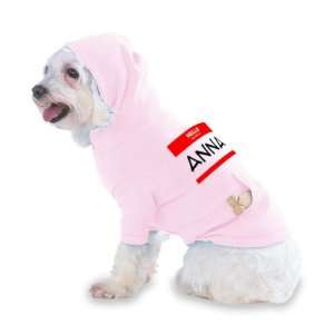  HELLO my name is ANNA Hooded (Hoody) T Shirt with pocket 
