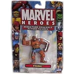   : Marvel Heroes Miniature Poseable Thing Action Figure: Toys & Games
