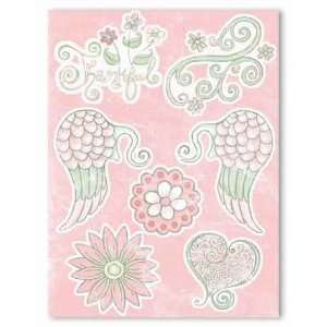 Melissa Frances   Thankful Collection   3 Dimensional Stickers 