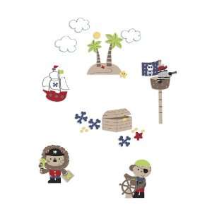  Pirate Party Wall Decals