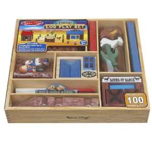  Frontier Log Play Set Toys & Games
