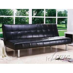  Ashby Adjustable Faux Leather Sleeper Sofa   Acme 5994 