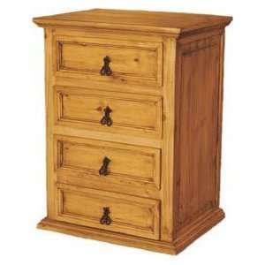  Tonola Tall Rustic Wood Night Stand: Furniture & Decor