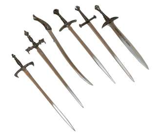 LORD OF THE RINGS STYLE   LETTER OPENER SWORD SET  