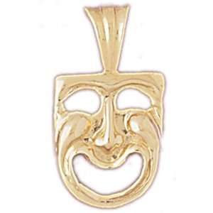   14k Gold Charm Drama Masks 1.7   Gram(s) CleverEve Jewelry
