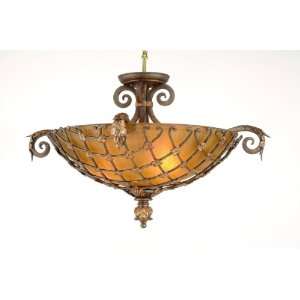   Bronze Del Mar Tuscan Ceiling Fixture from the Del Mar Collection 24 3