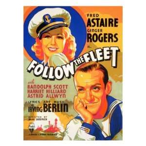 Follow the Fleet, Ginger Rogers, Fred Astaire, 1936 Photographic 