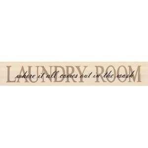   Laundry Room Finest LAMINATED Print Donna Atkins 36x6