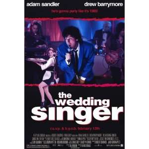 The Wedding Singer (1997) 27 x 40 Movie Poster Style A  