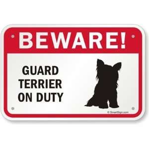  Beware Guard Terrier On Duty (with Graphic) Engineer 
