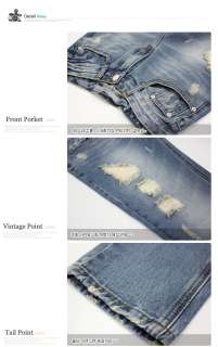 NWT Women Destroyed Vintage Denim Baggy Boyfriend Jeans S~XL 0280/6018 