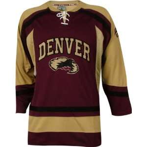  Denver Pioneers Hat Trick Hockey Jersey