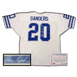 Barry Sanders Autographed Uniform   White Lions  Sports 