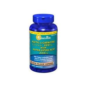  Acetyl L Carnitine Free Form 400 mg with Alpha Lipoic Acid 