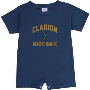   Golden Eagles Navy Womens Rowing Arch Baby Romper