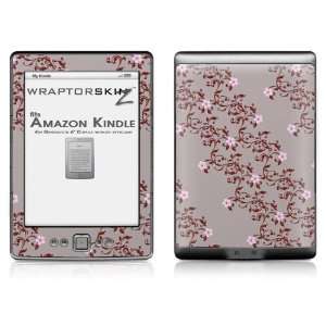 Victorian Design Red Skin (fits  Kindle 4   6 display, no 
