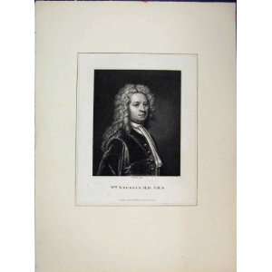   1812 Portrait William Stukley Rothwell Antique Print