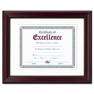  DAX® Rosewood Document Frame, Wall Mount, Wood, 11 x 14 