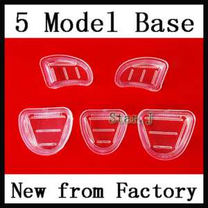 Dental Lab Plaster Model Base Molds 5 pcs Brand New  