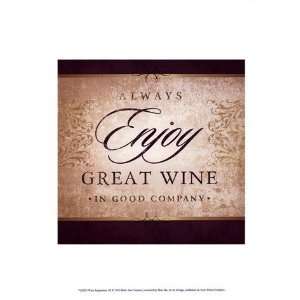  Wine Inspiration III Poster by Beth Anne Creative (9.50 x 