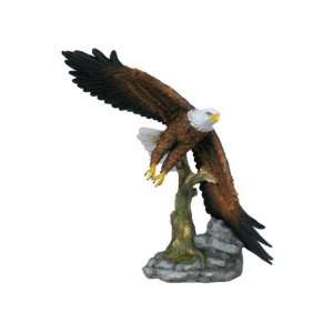  15.75 inch Bird Figure American Eagle Landing Collectible 