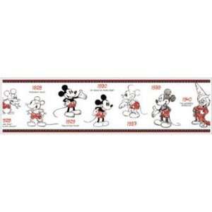  Mickey Mouse Art History Border