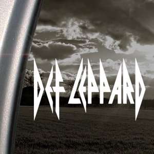  Def Leppard Decal UK Rock Band Truck Window Sticker 