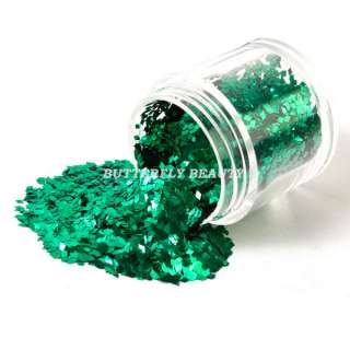 Top quality of 12colored nail Rhombus Glitter in individual pot