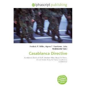 Casablanca Directive 9786132718525  Books