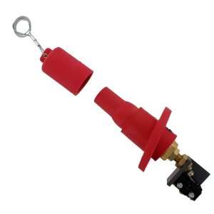   Nose, Threaded Stud with Micro switch, Cable Range 250 to 750 MCM, Red