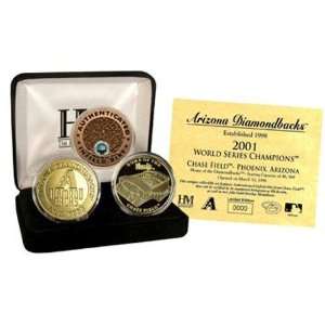   Gold and Infield Dirt 3 Coin Set in NEW Display