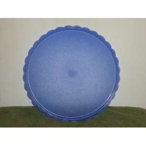  Tupperware Pie Stackable Tray in Sheer Lacquer Blue 