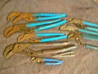 Huge tool lot Pliers Diamond Channellock Snap on Proto Crescent Malco 