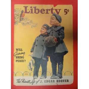   16,1940 (Cover Only) boy/girl/coats and hats/robin 