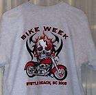 new t shirt 2005 myrtle beach bike week sz sm