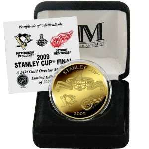   2009 Stanley Cup 24KT Gold Commemorative Coin 