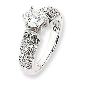  14k White Gold Engagement Ring Mtg Jewelry