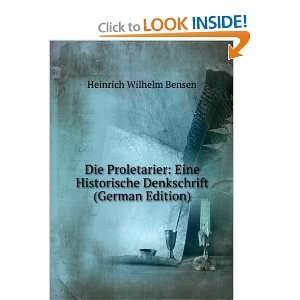  Die Proletarier Eine Historische Denkschrift (German 