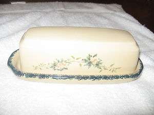 HOME AND GARDEN PARTY MAGNOLIA BUTTER DISH  