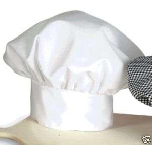 CHEF HAT CLOTH ONE SIZE FIT ALL VELCRO CLOSURE  1ST 