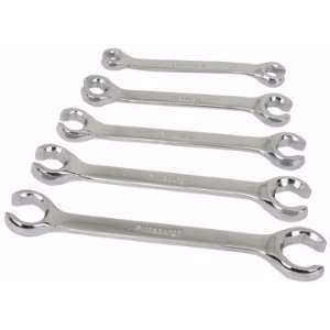  5 Piece SAE Hex Double End Flare Nut Wrench Set 1/4, 5/16 